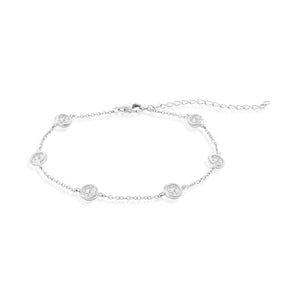 The "Crystal" Sterling Silver Bracelet