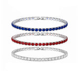 July 4th Jewelry Bundle: Tennis Bracelet Set