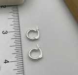 "The Mini" Sterling Silver Hoop Earrings
