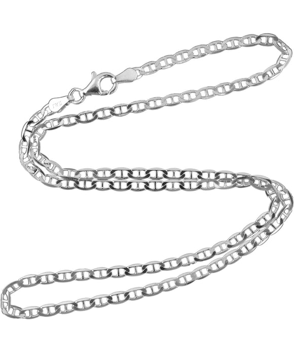 Solid Sterling Silver 925 Super Long Necklace