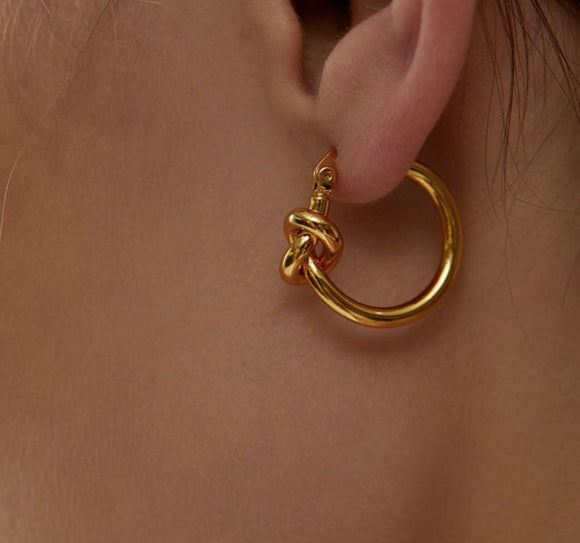 14K Gold Plated Hoops