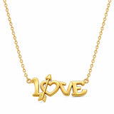 Heart Arrow Love Necklace