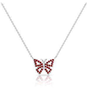 Butterfly Pendant Necklace - 2 Color Options