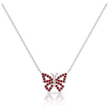 Butterfly Pendant Necklace - 2 Color Options