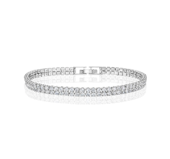 Two Row Tennis Bracelet