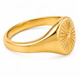 Golden Signet Ring