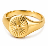 Golden Signet Ring