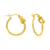 14K Gold Plated Hoops