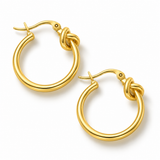 14K Gold Plated Hoops