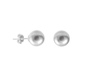 Sterling Silver Shell Pearl Earrings