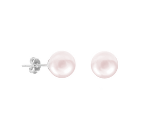 Sterling Silver Pink Studs