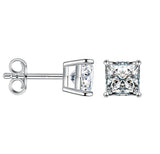 Moissanite Solitaire Earrings - 2 Styles