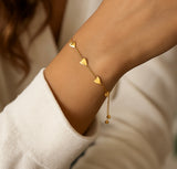 Adjustable Heart Bracelet