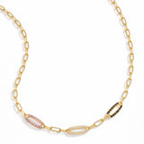 Signature Pavé Link Necklace
