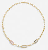 Signature Pavé Link Necklace