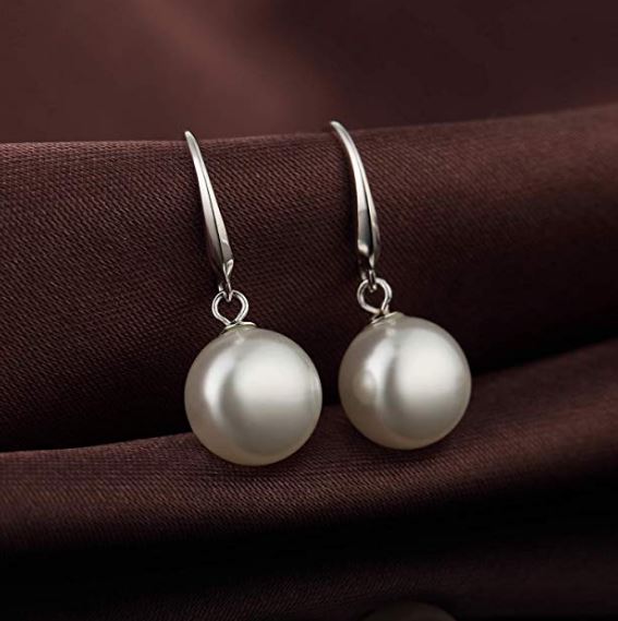 Pearl Drop Hook Earrings